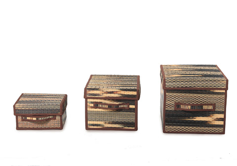 CPOT - Hand-woven sedge box (SET)
