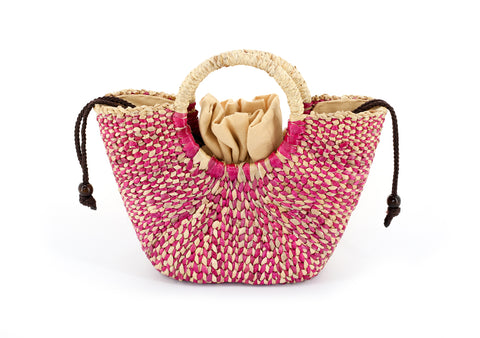 Water Hyacinth Mini Bag (Pink)