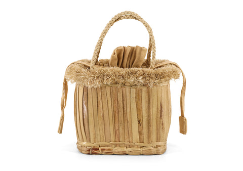 Square Water Hyacinth Hand Bag Pattern Puipui