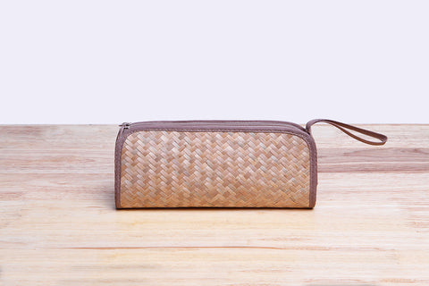 Nattira - Reed woven Pencil Bag